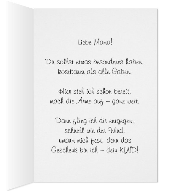 Zum Muttertag (Inside (Right))