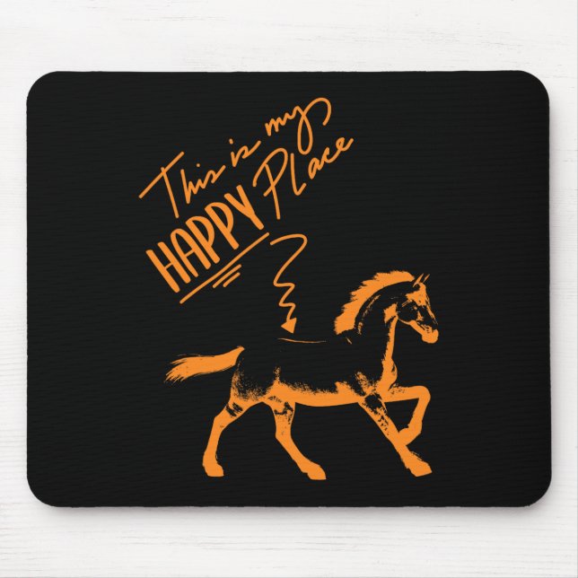 Zum Reiten Geboren Horses Girl Rider Horse Gift  Mouse Pad (Front)