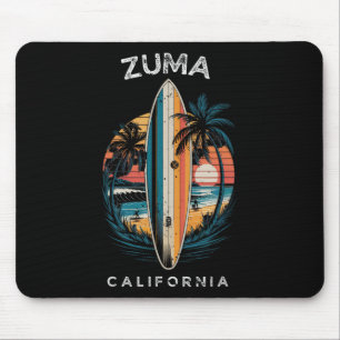 Zuma Beach California Men Women Surfing  Mouse Pad