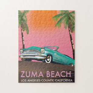 Zuma Beach Los Angeles County California Jigsaw Puzzle