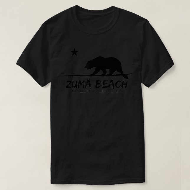 Zuma Beach  MALIBU California  T-Shirt (Design Front)