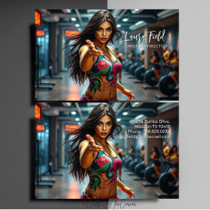 Zumba Instructor /  Personal Trainer Business Card