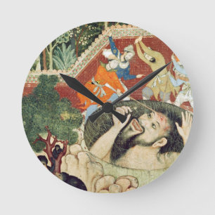 Zumrud Shah falls into a pit and is beaten by gard Round Clock