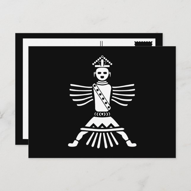 zuni knifewing postcard (Front/Back)