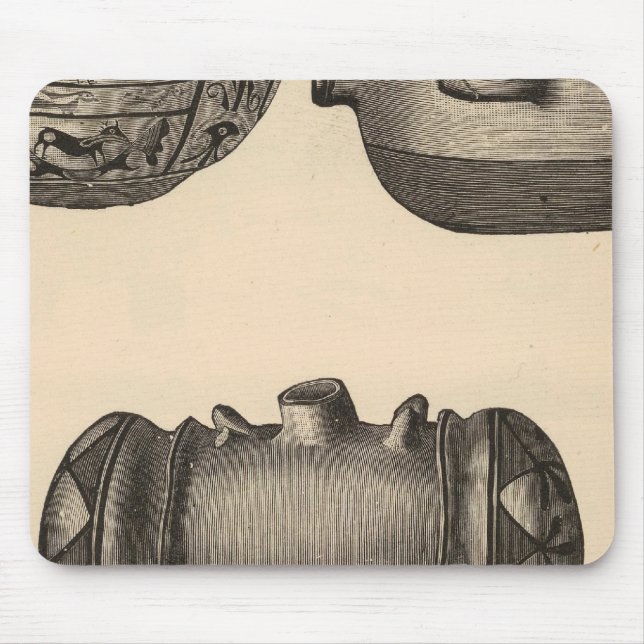 Zuni pottery mouse pad (Front)