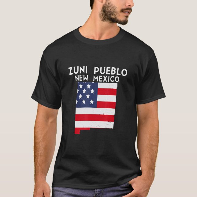 Zuni Pueblo USA State America Travel New Mexican N T-Shirt (Front)