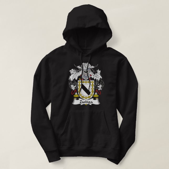 Zuniga Coat of Arms  Family Crest  Hoodie (Design Front)