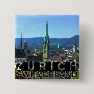 Zurich 15 Cm Square Badge