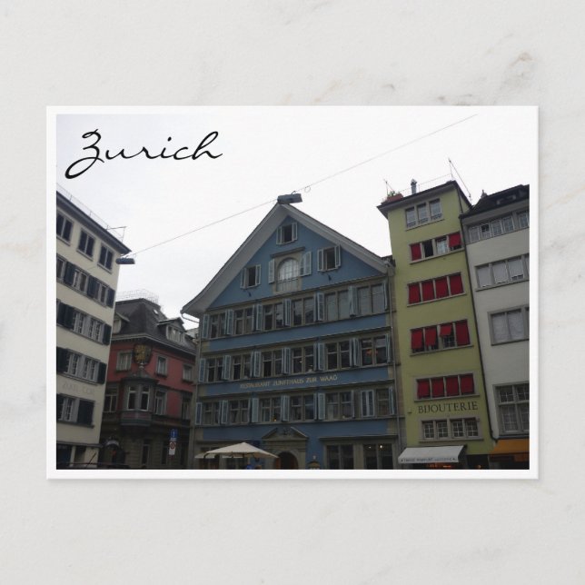 zurich architecture postcard (Front)
