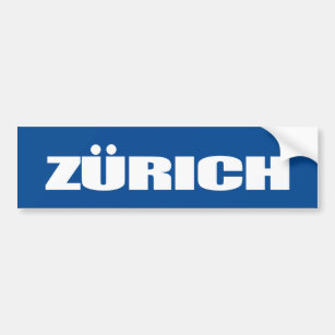 Zurich Bumper Sticker