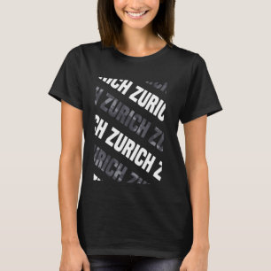 Zurich Camo Pattern Grey Camouflage T-Shirt