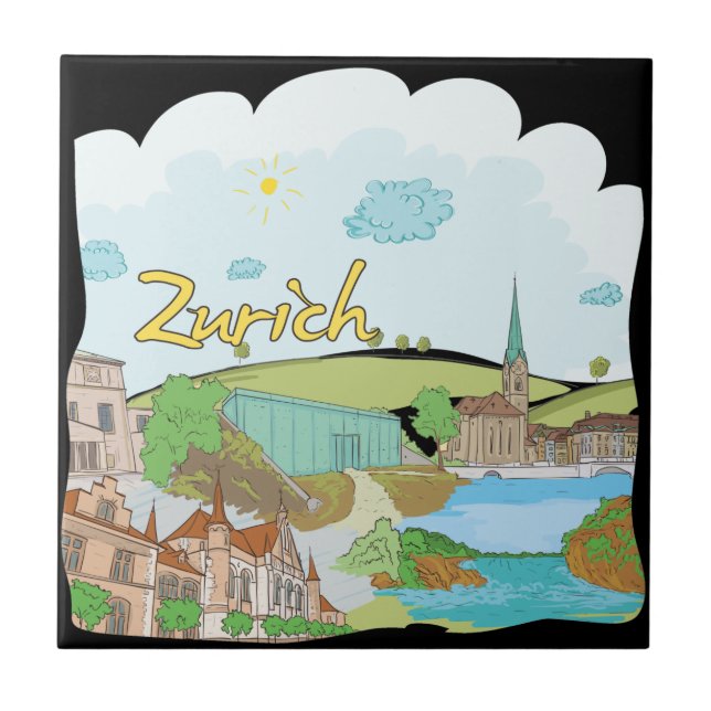 Zurich Ceramic Tile (Front)
