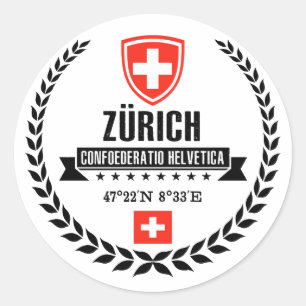 Zürich Classic Round Sticker