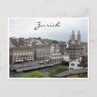 zurich limmat postcard