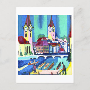Zurich Painting by Kirchner Postcard