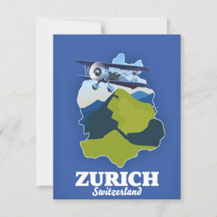 Zurich Region Switzerland map