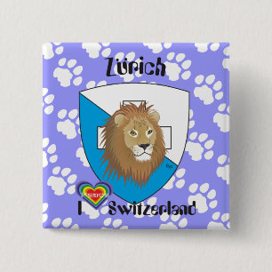 Zürich Schweiz Switzerland Button