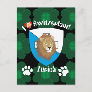Zürich Schweiz Switzerland Postkarte Postcard