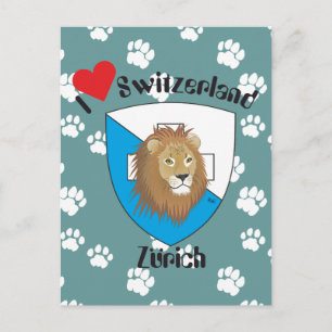 Zürich Schweiz Switzerland Postkarte Postcard