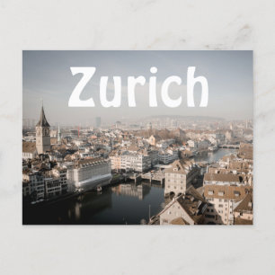 Zurich Skyline  Postcard