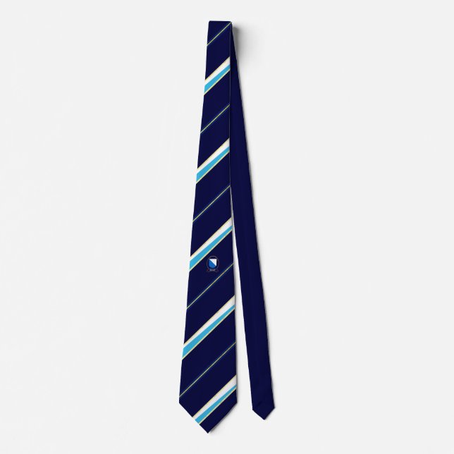 Zurich stripes flag tie (Front)