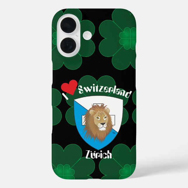 Zurich Switzerland Apple iPhone Cases (Back)