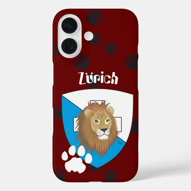 Zurich Switzerland Apple iPhone Cases (Back)