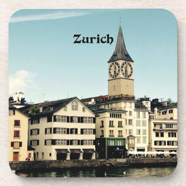 Zurich, Switzerland Coaster (Front)