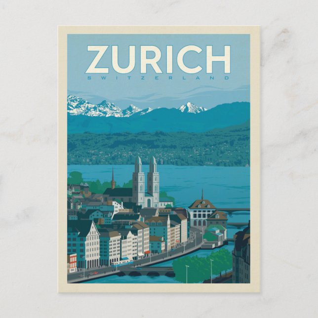 Zurich, Switzerland Postcard (Front)