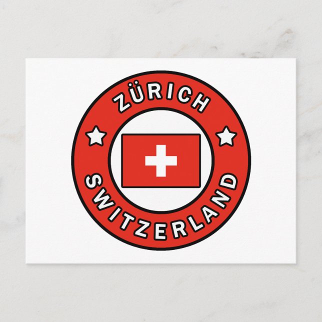 Zürich Switzerland Postcard (Front)