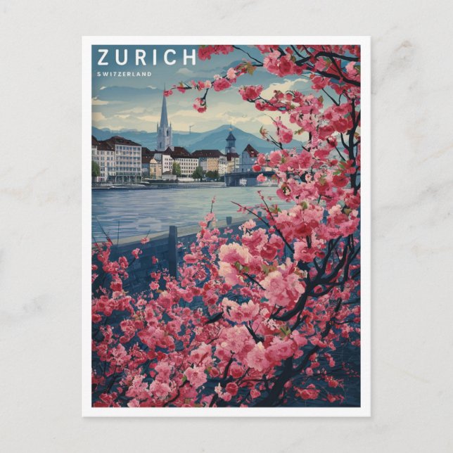Zurich Switzerland  Postcard (Front)