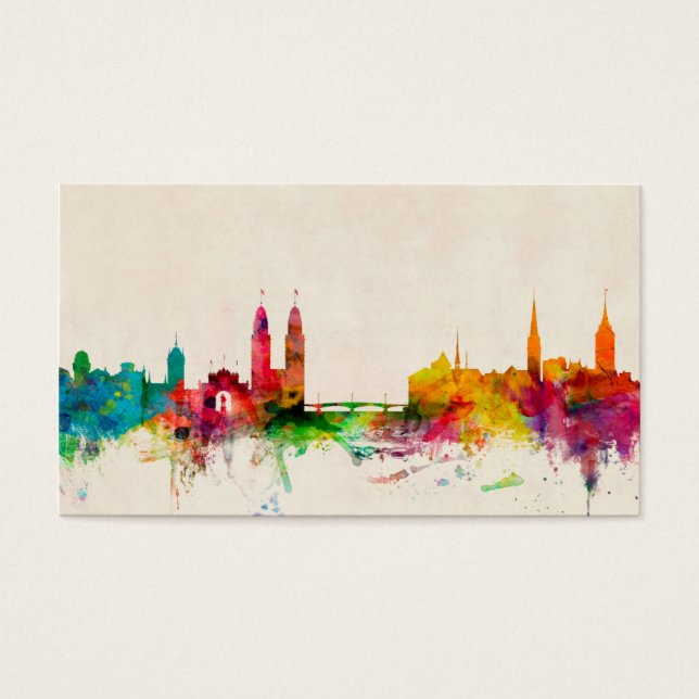 Zurich Switzerland Skyline (Front)