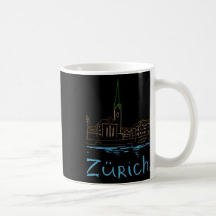 Zurich Switzerland Souvenir Gift For Tourists Stic Coffee Mug