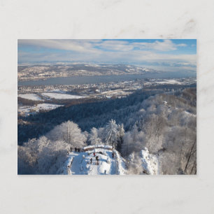 Zurich Switzerland Winter Postcard