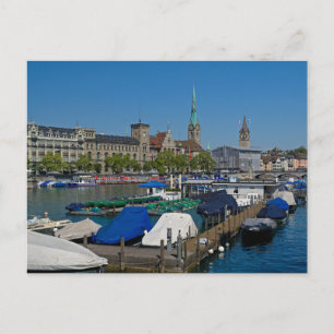 Zurich Waterfront - Lake Zurich Postcard