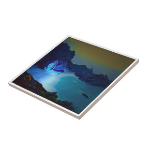 zUS004 MCWAY FALLS, California, America, Ceramic Tile