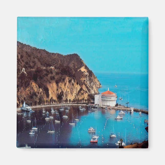 zUS009 SANTA CATALINA ISLAND, California, Fridge  Magnet (Front)