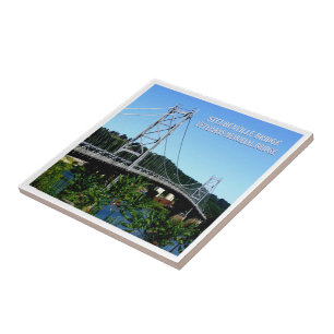 zUS017 VETERANS MEMORIAL BRIDGE, Ohio, Ceramic Tile