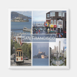 zUS031 SAN FRANCISCO, Mosaic, California, Fridge Magnet
