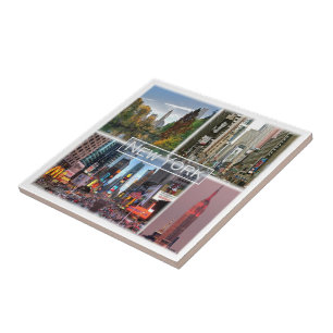 zUS035 NEW YORK, Mosaic, America, Ceramic Tile