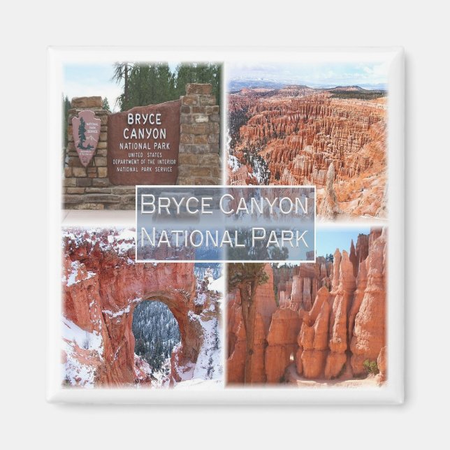 zUS042 BRYCE CANYON N.P. Utah, America,  Fridge Magnet (Front)