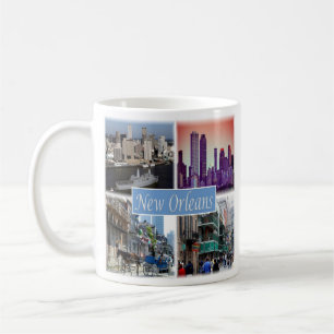 zUS049 NEW ORLEANS LOUISIANA, Mosaic, Coffee Mug