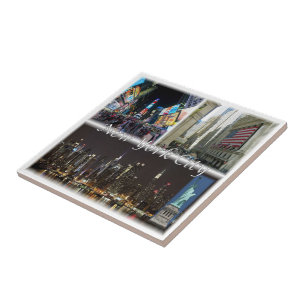 zUS055 NEW YORK City, Mosaic, America, Ceramic Tile