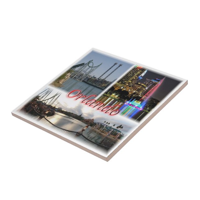 zUS056 ORLANDO Florida, Orlando, America, Ceramic Tile (Side)
