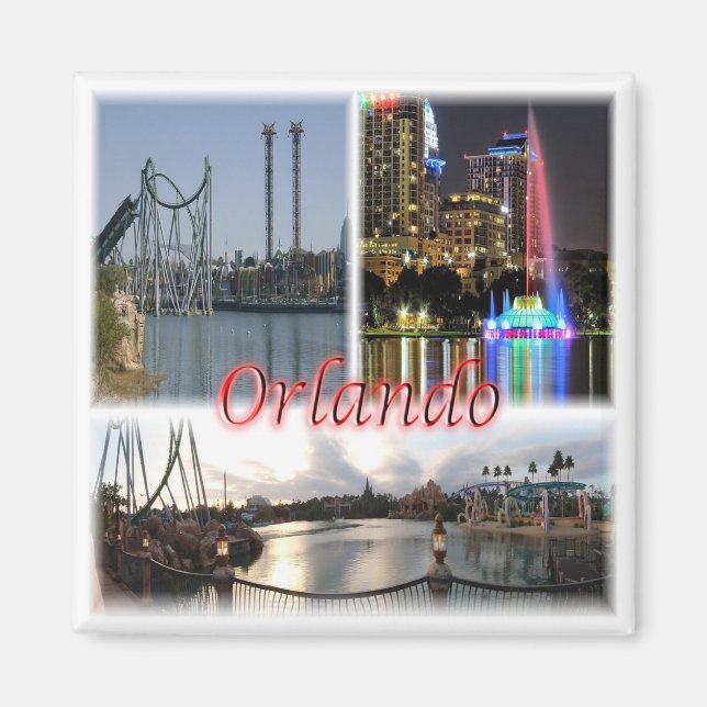 zUS056 ORLANDO Florida, Orlando, America, Fridge  Magnet (Front)