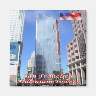 zUS060 SAN FRANCISCO, Millenium Tower, Fridge Magnet