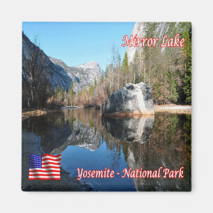 zUS119 YOSEMITE N.P. Mirror Lake, Fridge Magnet