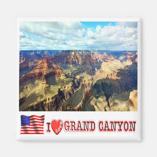 zUS140 GRAND CANYON I Love, Arizona, Fridge Magnet