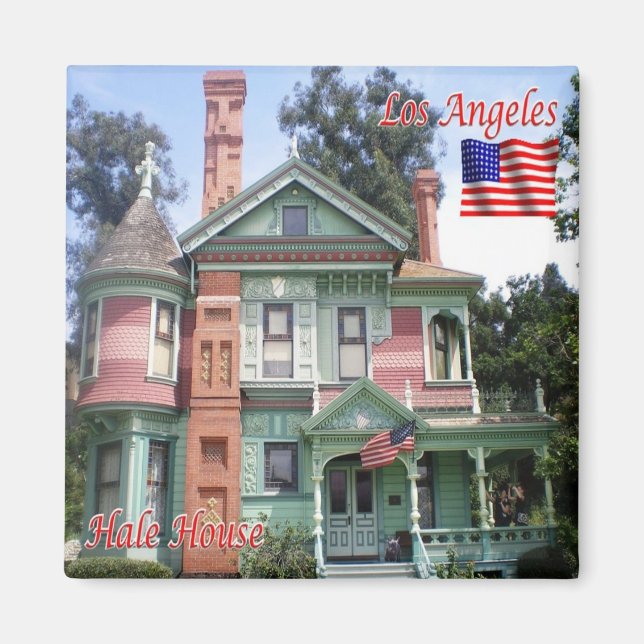 zUS171 LOS ANGELES, Hale House, California, Fridge Magnet (Front)