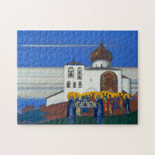 Zvenigorod by Nicholas Roerich Jigsaw Puzzle
